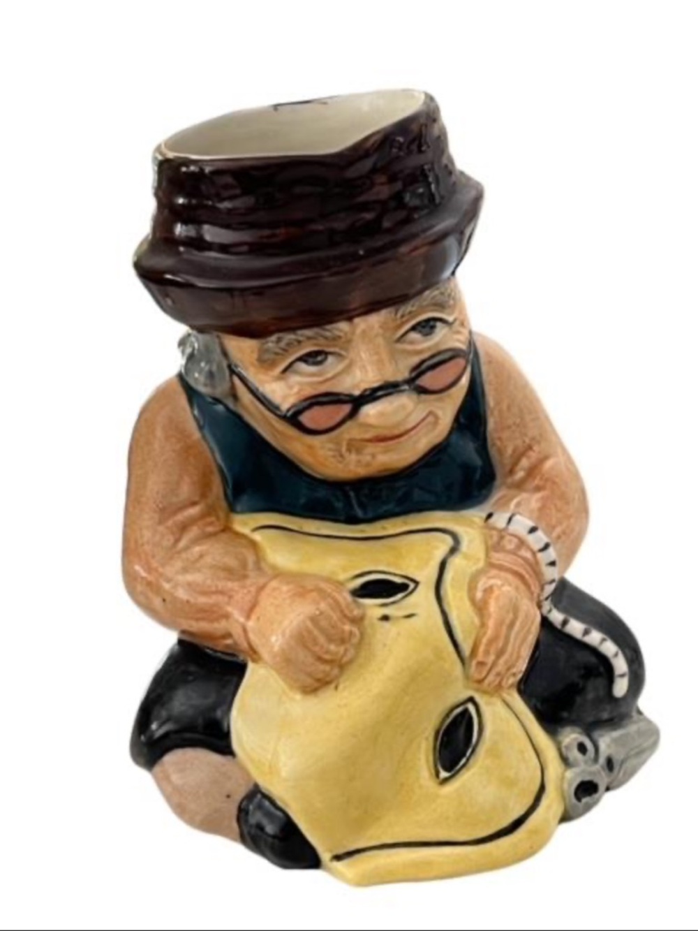 Vintage Roy Kirkham Staffordshire “The Tailor” Toby Jug #781 | 5¼” | England